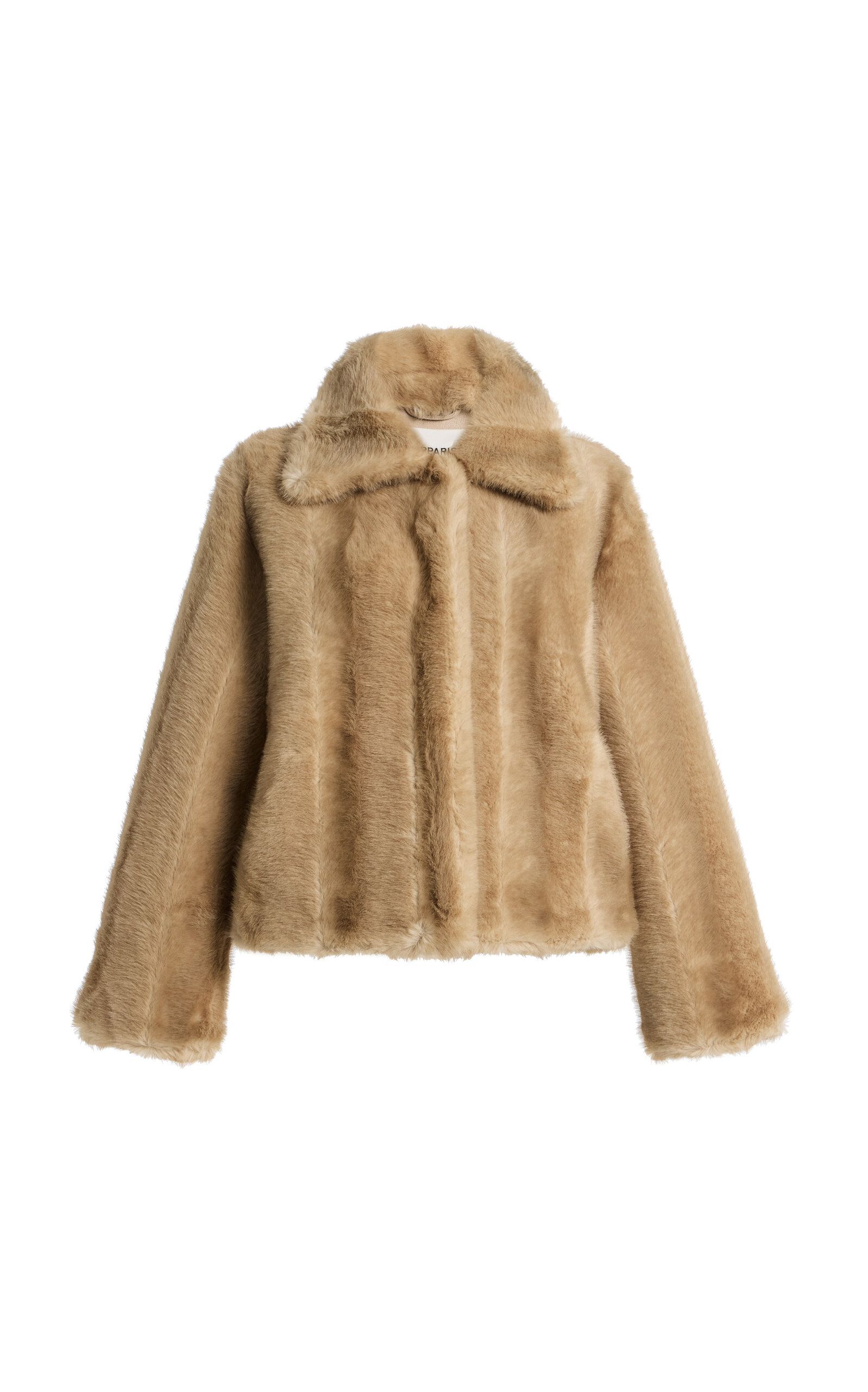 Elis Shaved Faux Mink Fur Coat