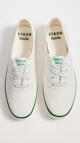 Staud X Keds Champion Canvas Piping Sneakers