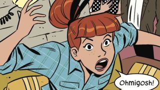 Patsy Walker #1 interior art by Derek Charm with colors by Rico Renzi