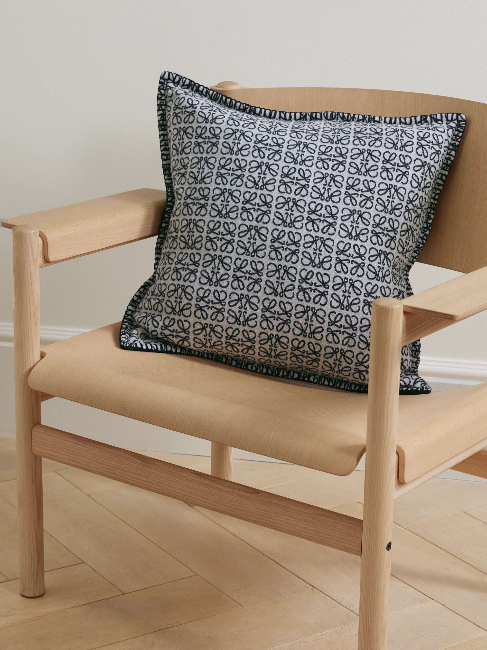 Embroidered Jacquard Cushion