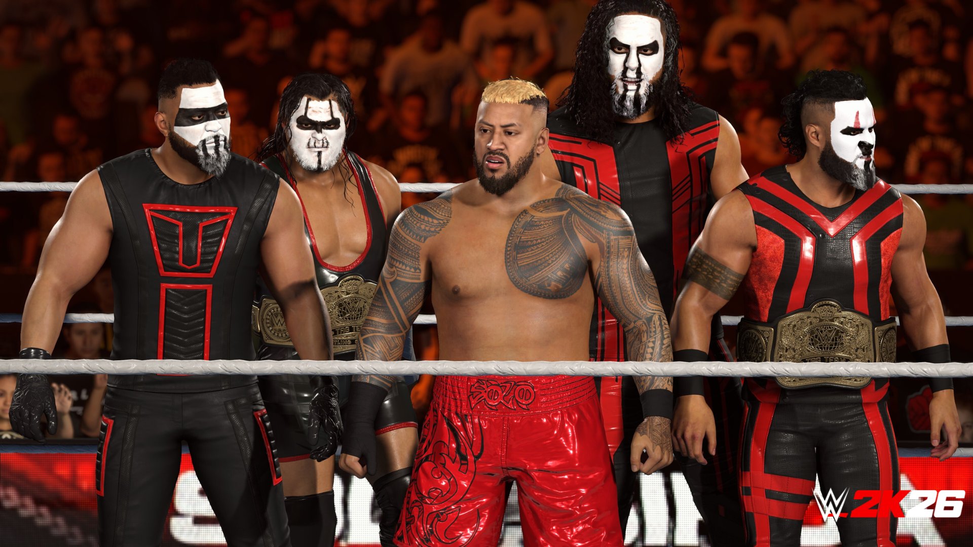 WWE 2K26 MFT options come with or without facepaint