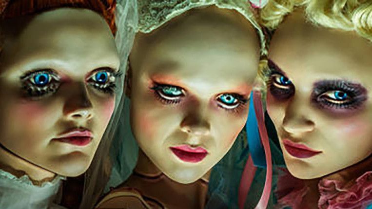 Creepy dolls&#039; faces in American Horror Stories 2