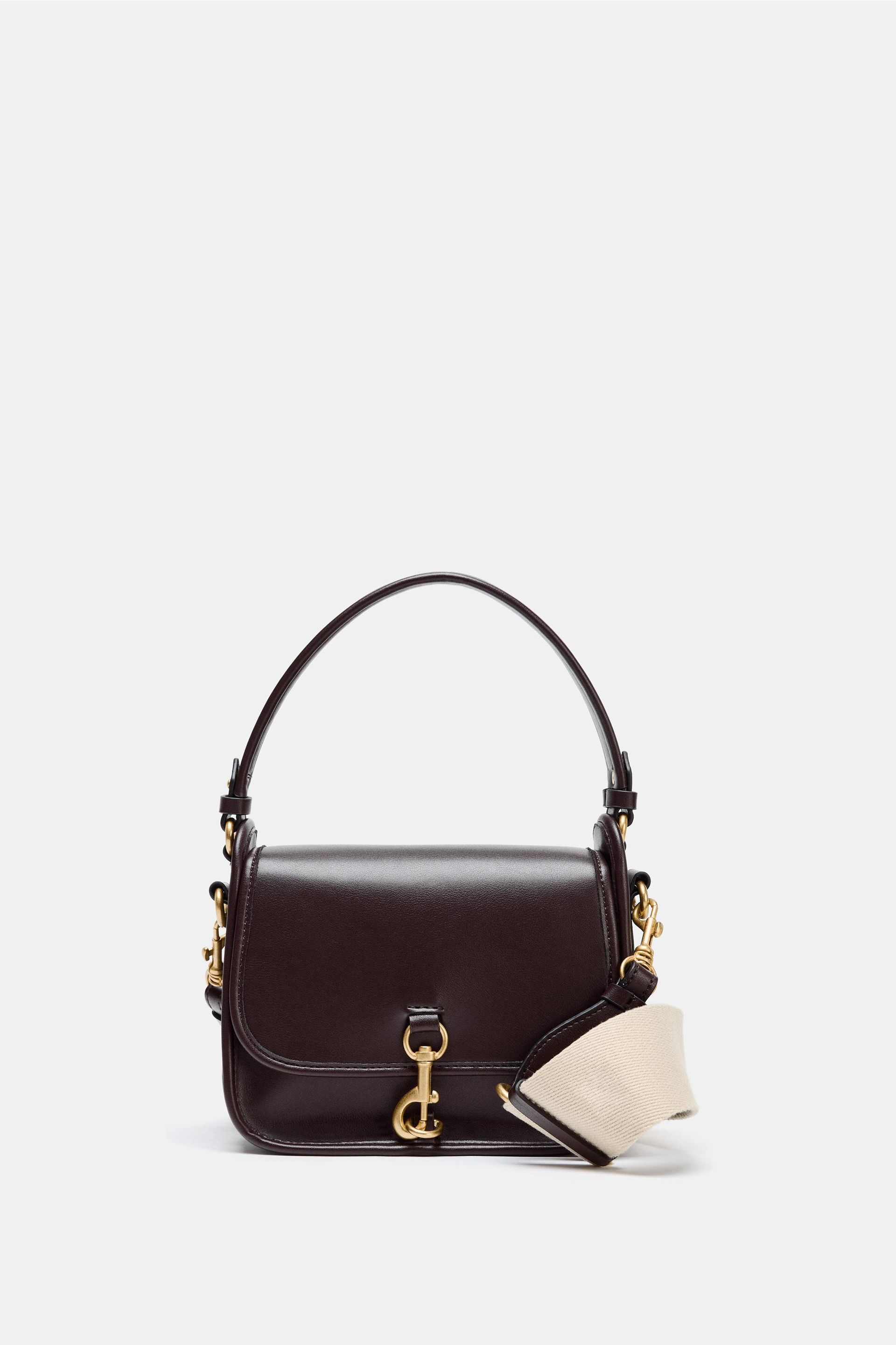 Closure Detail Crossbody Bag