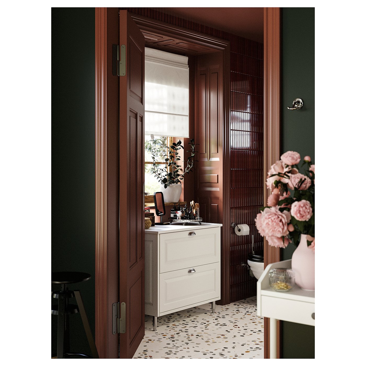 Ringblomma Roman Blind - White 80x160 Cm