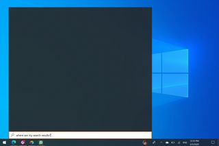 Windows Search blank