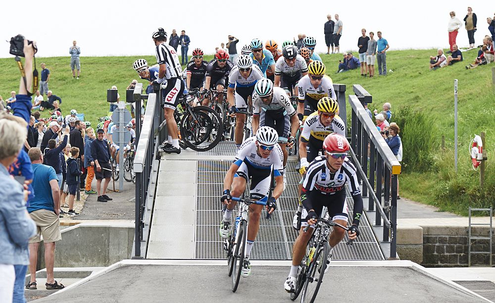A crash disrupted the opening stage of the Tour of Denmark