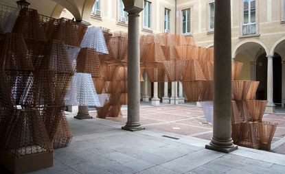 Arthur Mamou-Mani and COS Conifera at Palazzo Isimbardi