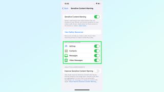 ios 17 sensitive content warning how to
