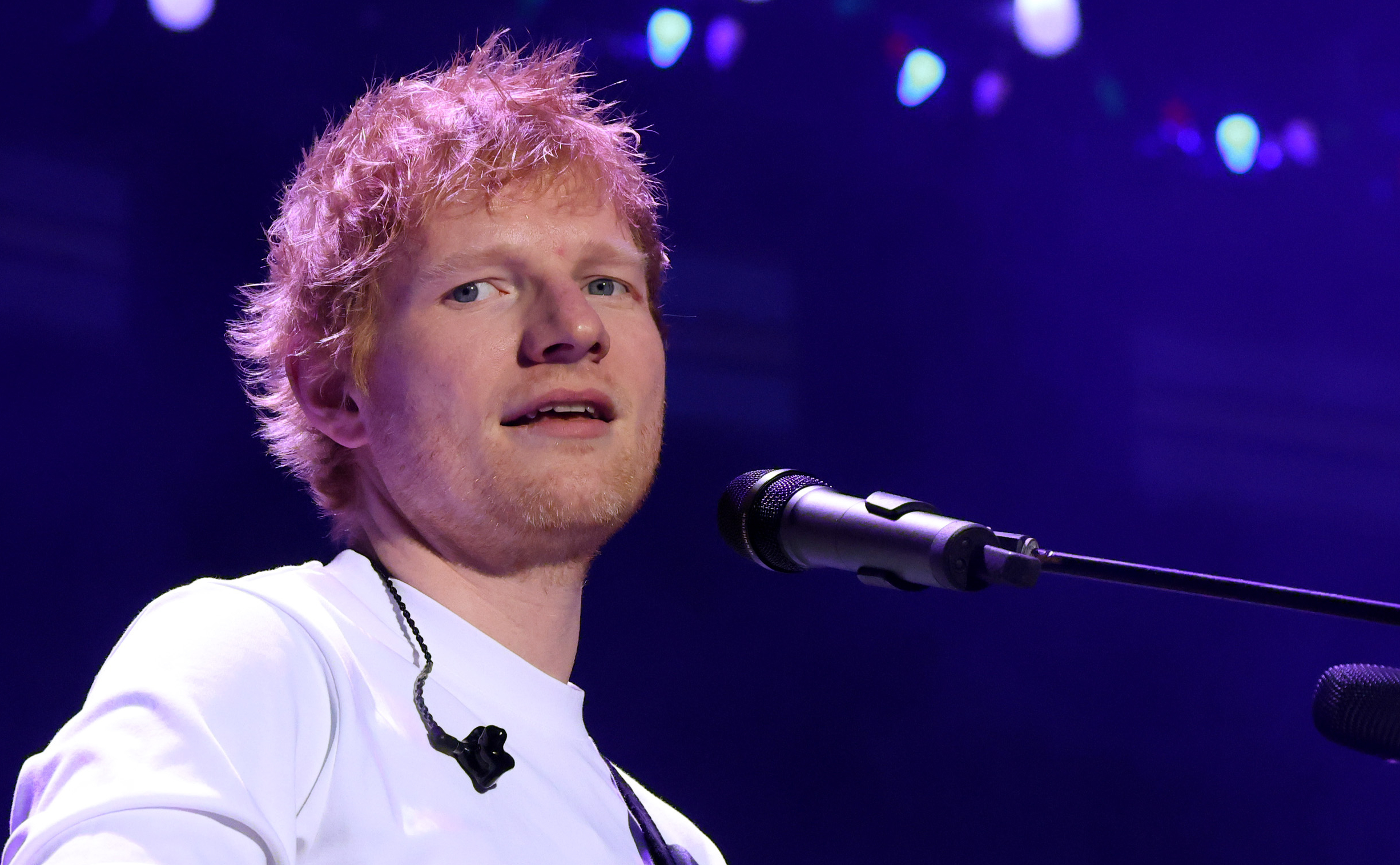 Ed Sheeran performs onstage during iHeartRadio z100's Jingle Ball 2025 