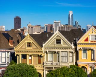 exterior of houses in san franscico