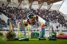 Cian O'Connor competing in the Nations Cup of La Baule, France.