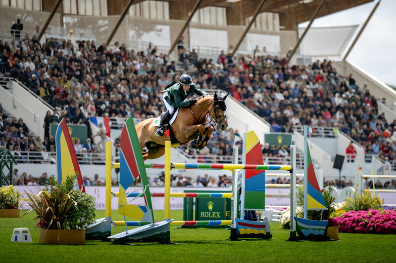 Cian O'Connor competing in the Nations Cup of La Baule, France.