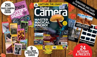 Image showing the cover and bonus gifts of Digital Camera magazine issue 287, November 2024