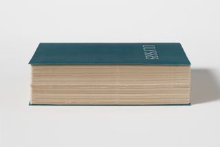 Side view of the book