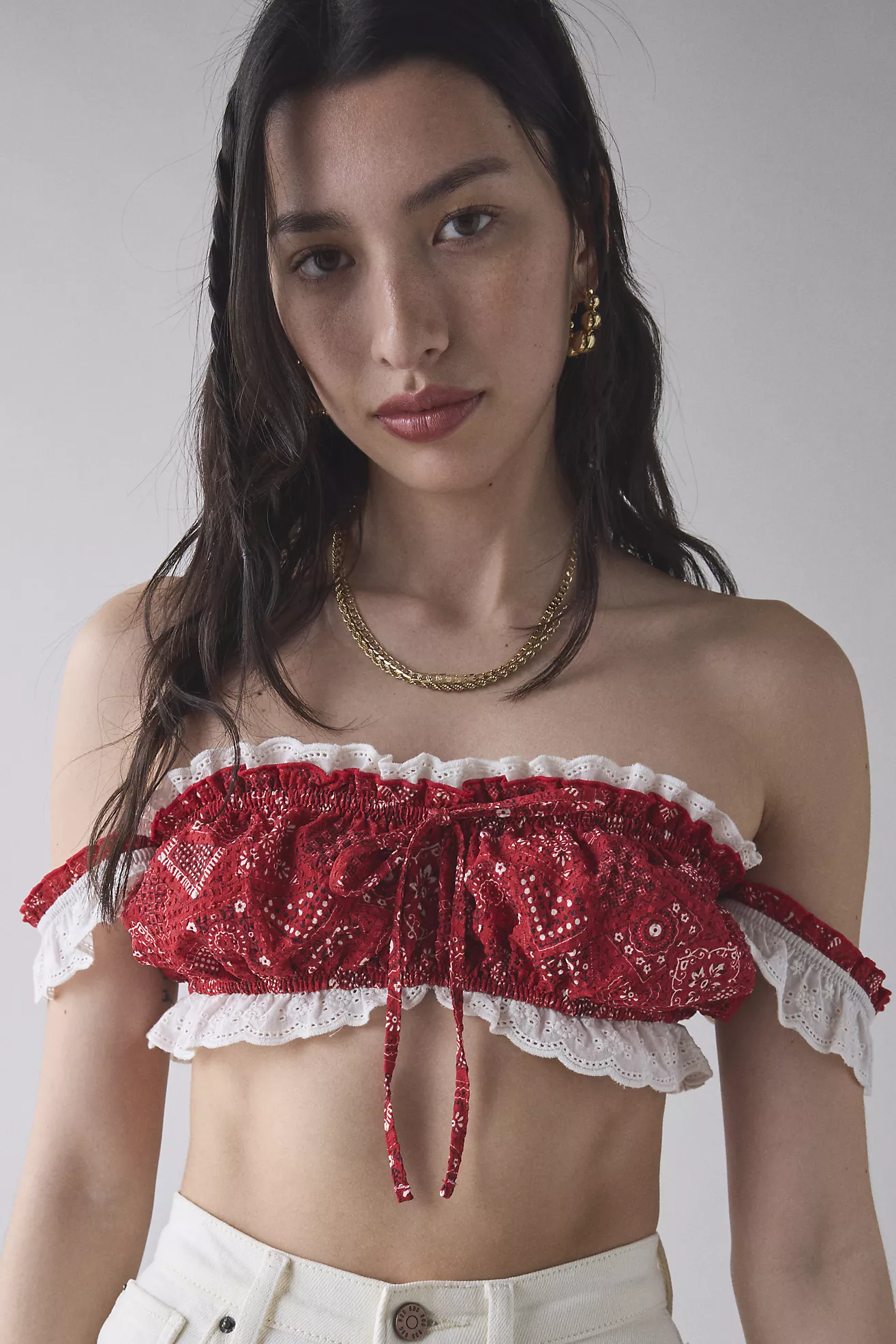 Out From Under Pin Up Picnic Off-The-Shoulder Top