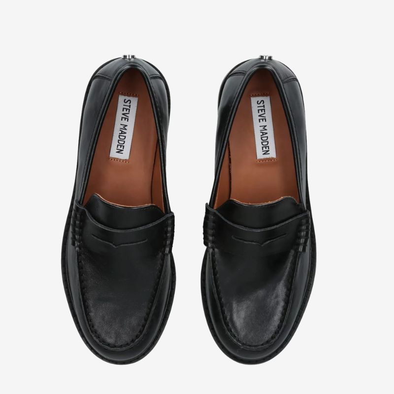 Image of black loafers