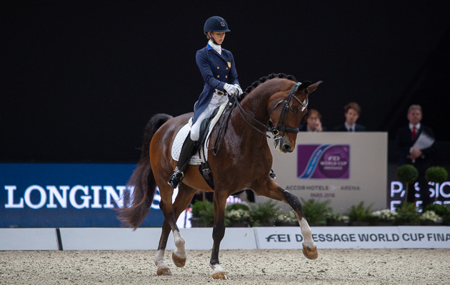 Paris World Cup dressage final 2018 freestyle Laura Graves