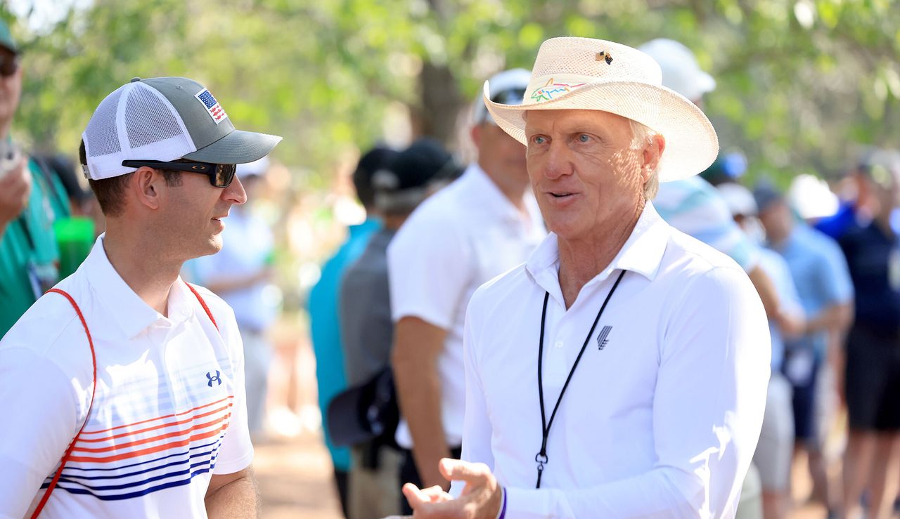 Greg Norman at Augusta National