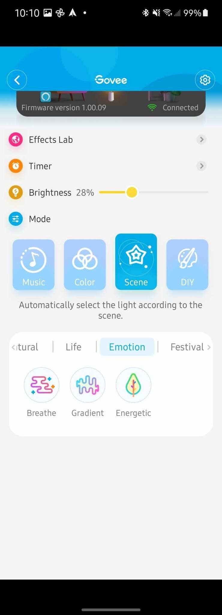 Govee Lyra Corner Floor Lamp Screenshot