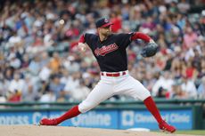 Cleveland pitcher Corey Kluber.