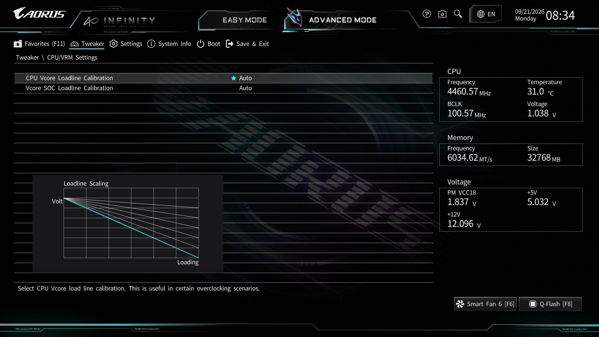 Gigabyte X870 Aorus Infinity - BIOS images