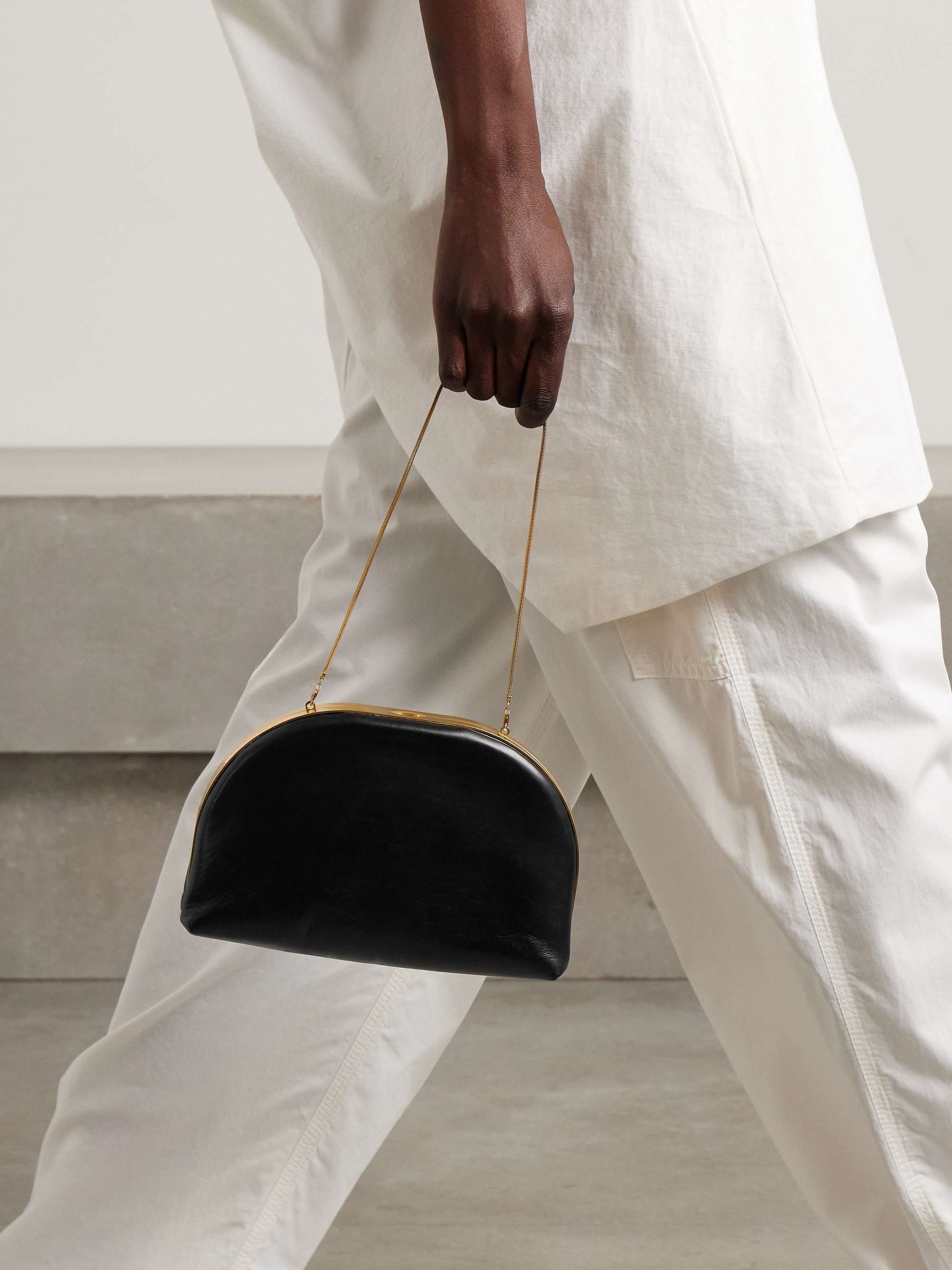 Sylvia Leather Clutch