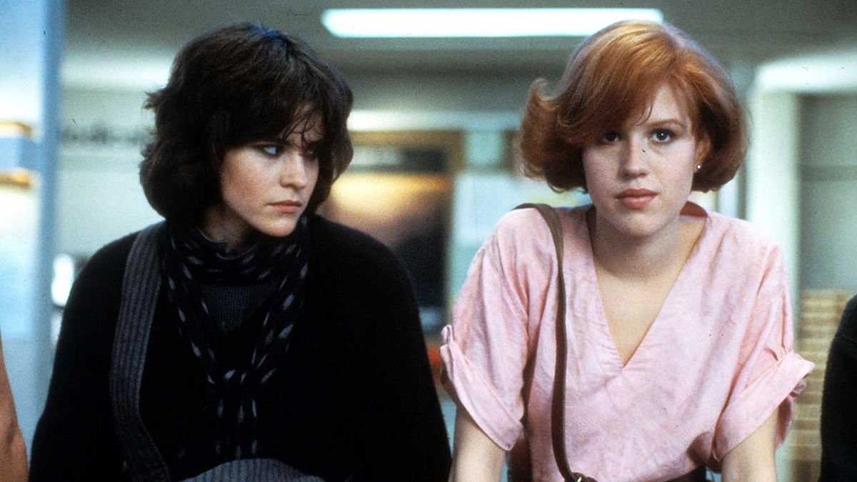 Ally Sheedy And Molly Ringwald In The Breakfast Club