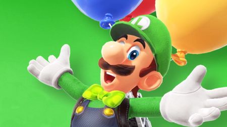 Luigi beckons you into his Balloon World.