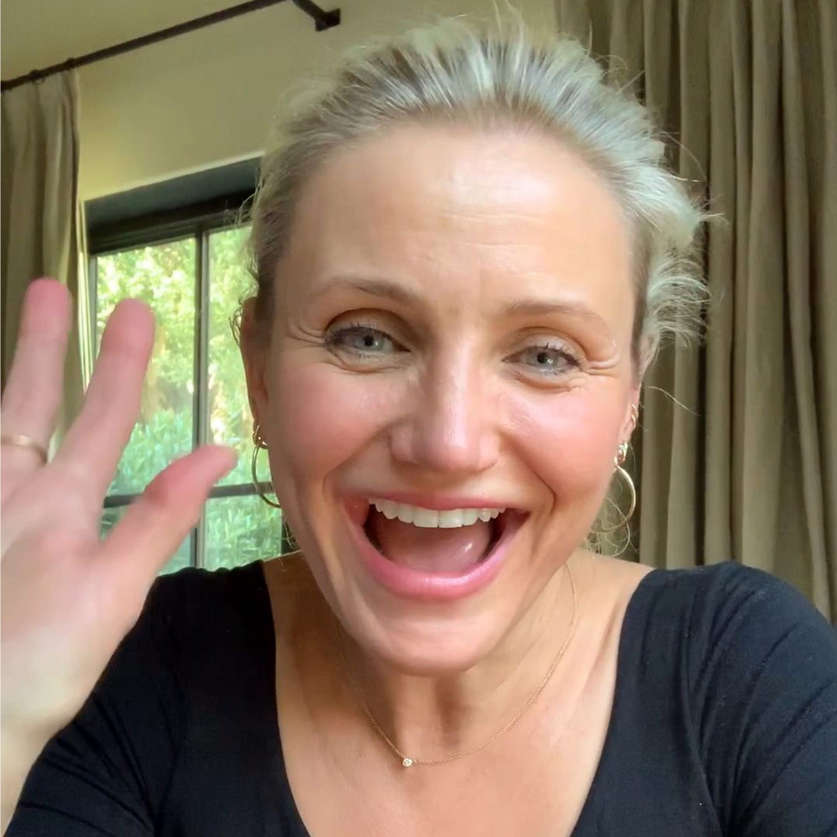 Cameron Diaz speaks during RuPaul's Digital DragCon 2020