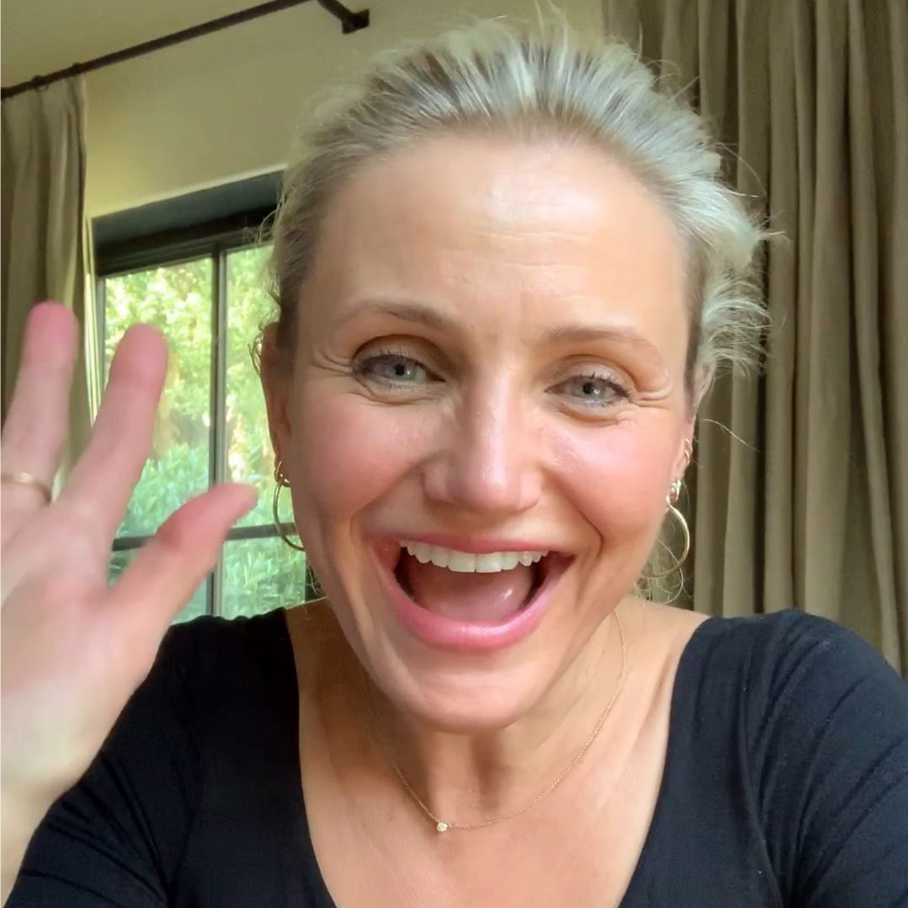 Cameron Diaz speaks during RuPaul's Digital DragCon 2020