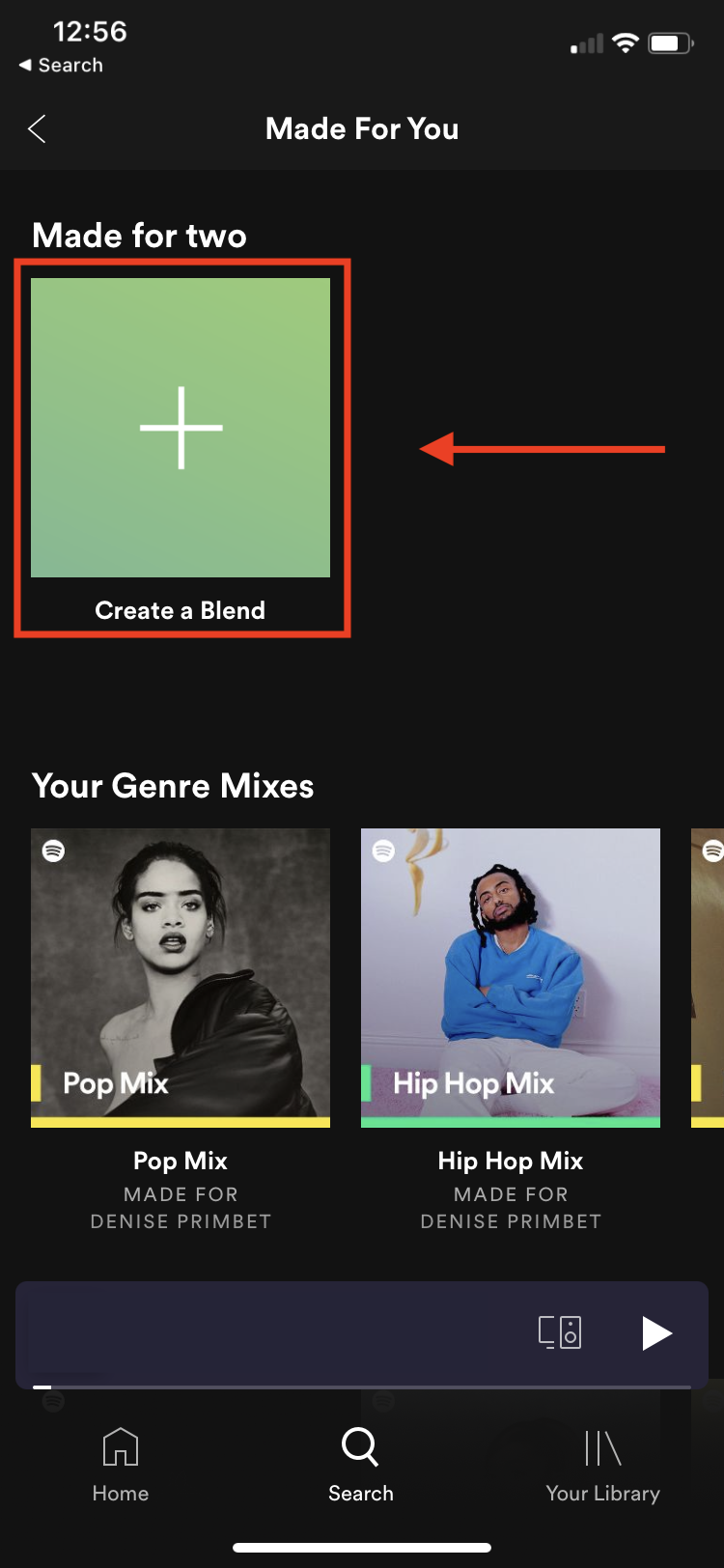 Как использовать Spotify Blend