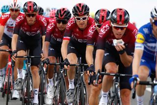 Egan Bernal and Geraint Thomas in the Team Ineos bubble at the Tour de France