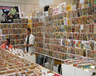 It wouldn't be Comic-Con without lots of comics. Despite the fact that movies have come to dominate the convention, fans still love to check out some of the extensive collections featured on the exhibit floor.
