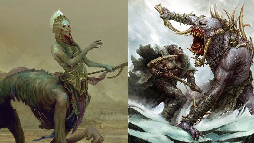 Dark monster art in a gritty style