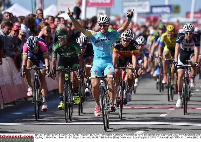 Andrea Guardini wins stage one of the Eneco Tour