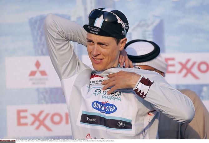 Sprints classification leader Niki Terpstra