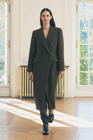 Long wool coat from the Zw collection