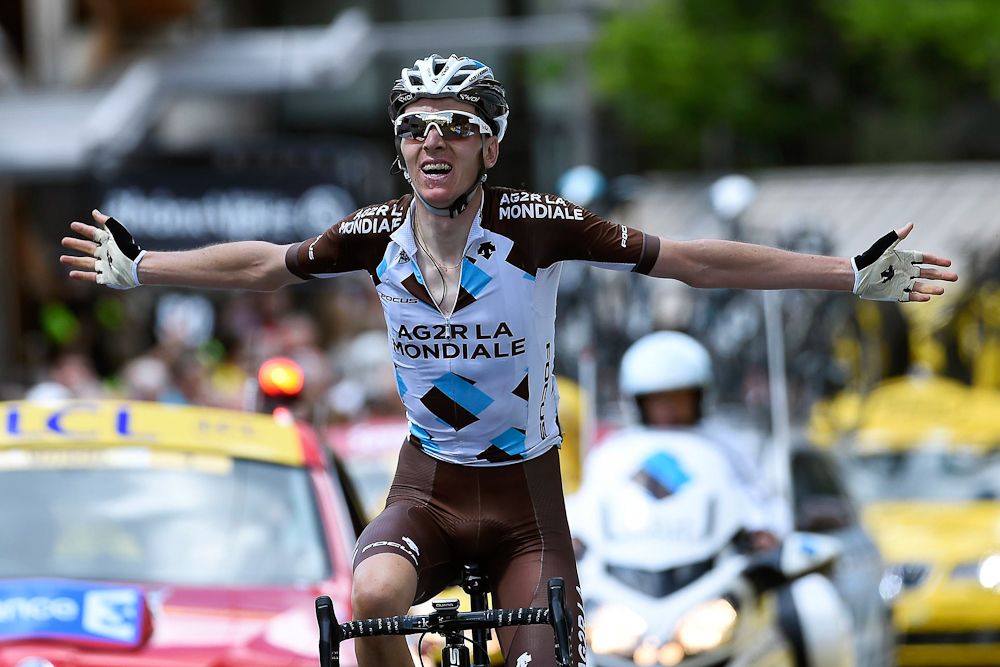Romain Bardet wins stage 5 at Criterium du Dauphine.