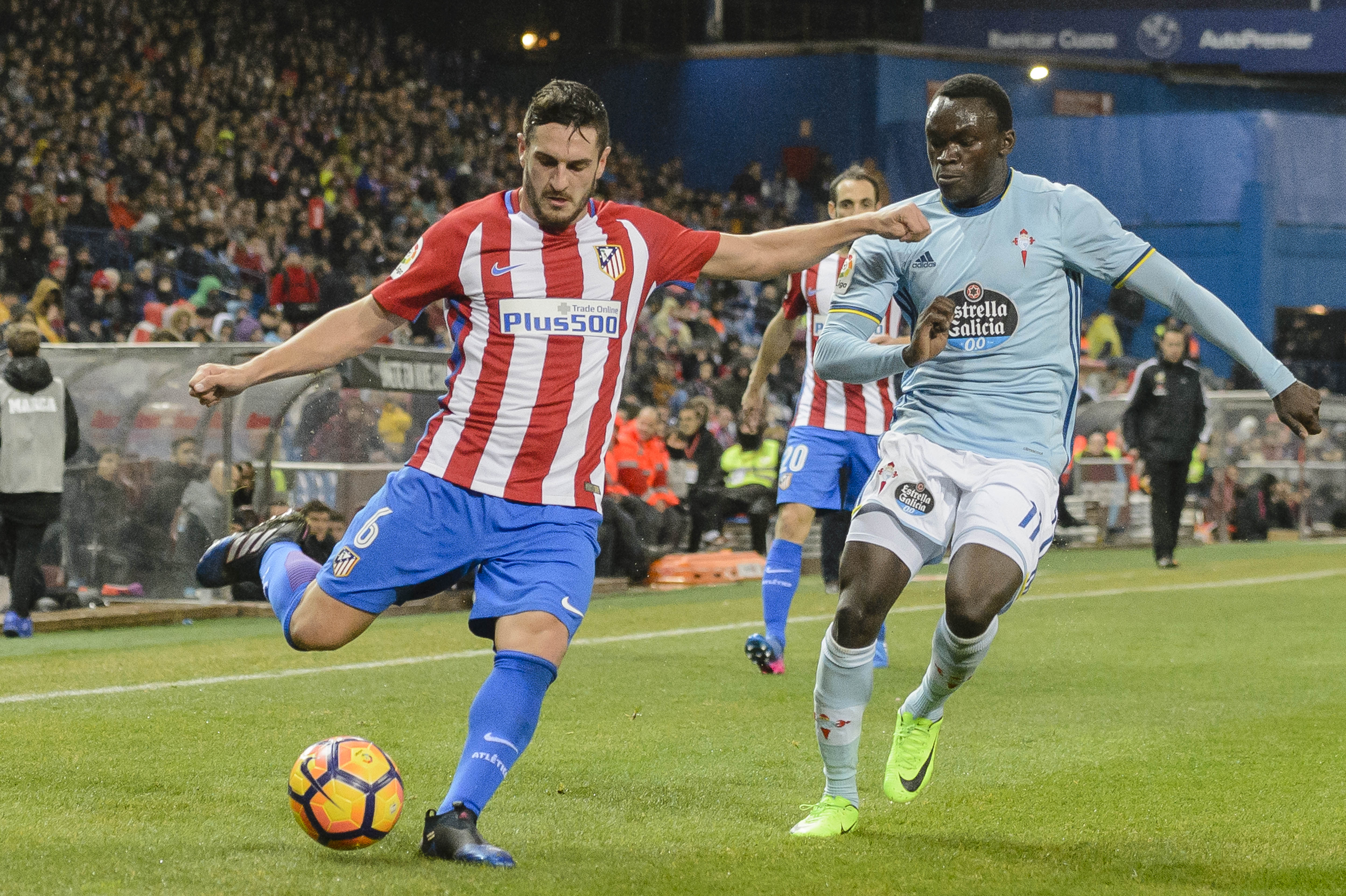 News Koke in action for Atletico Madrid in opposition to Celta Vigo in 2016.