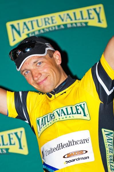 Still in yellow, Robert Forster (United Healthcare Pro Cycling)