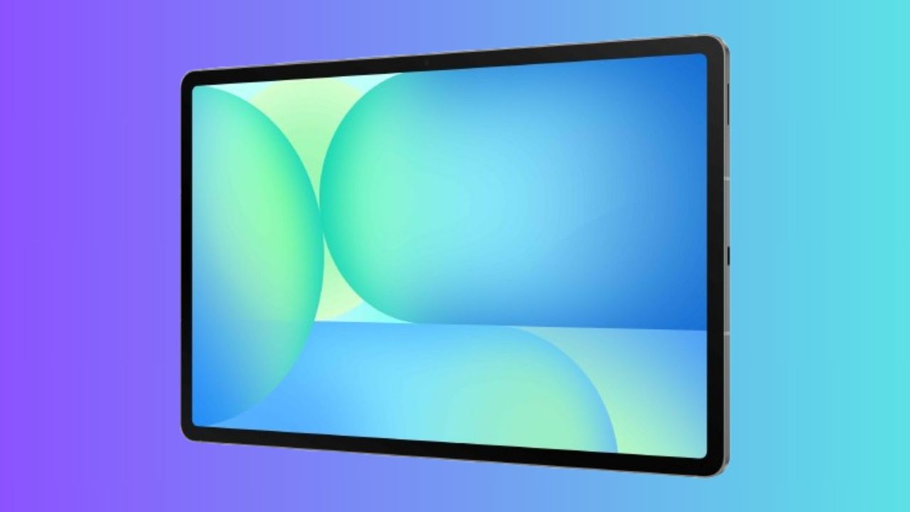 Samsung Galaxy S10 FE on colored background