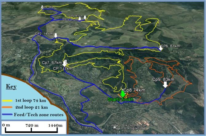 The UCI MTB Marathon World Championships route will comprise of two loops, one of 74km and the other of 21km with the total distance being 90km, which the men will ride, whilst the women will only ride one loop of 74km when the event gets underway at the Cascades MTB Park from 27-29 June.