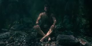 Chris Hemsworth under the water in Extraction