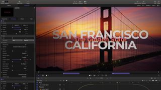 Screengrab from Apple Motion, one of the best After Effects alternatives