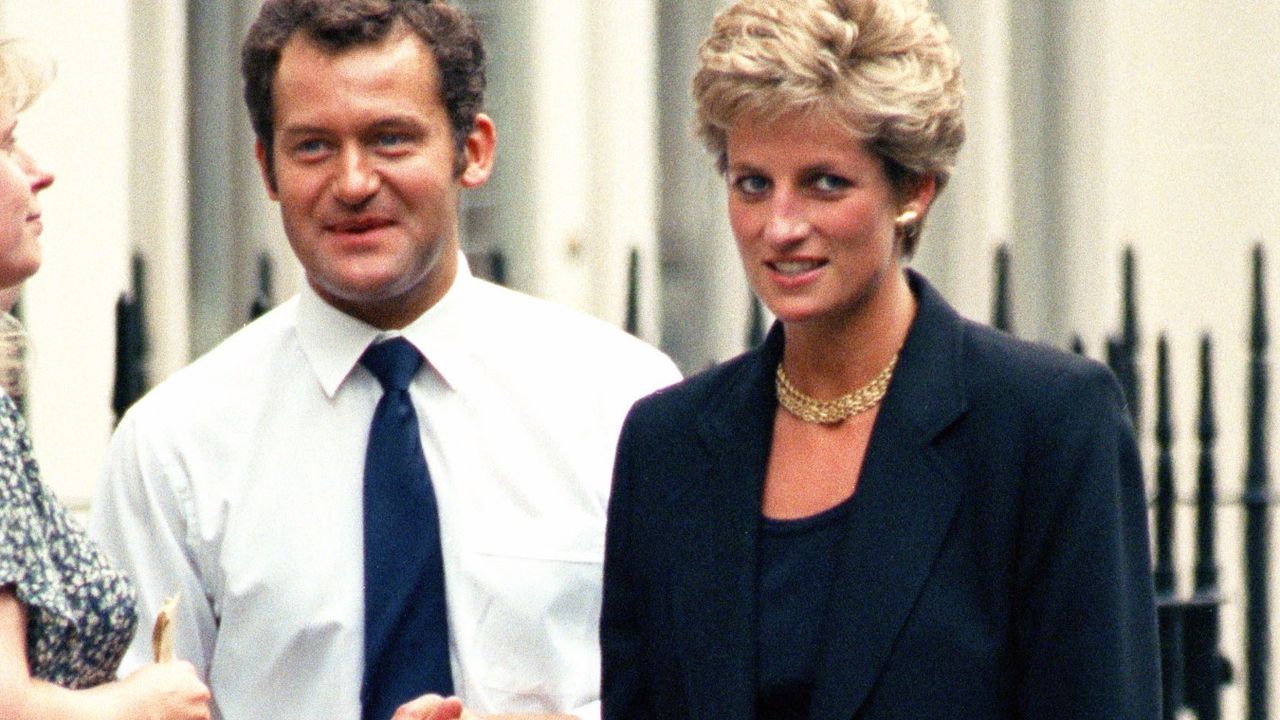 File Photo Showing Diana, The Princess Of Wales, In London With Her Butler, Paul Burrell, In 1994