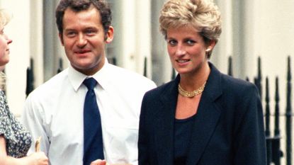 File Photo Showing Diana, The Princess Of Wales, In London With Her Butler, Paul Burrell, In 1994