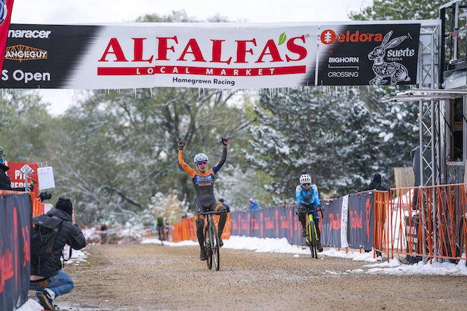 Clara Honsinger takes her second win in two days on the second day at the 2018 US Open of Cyclocross