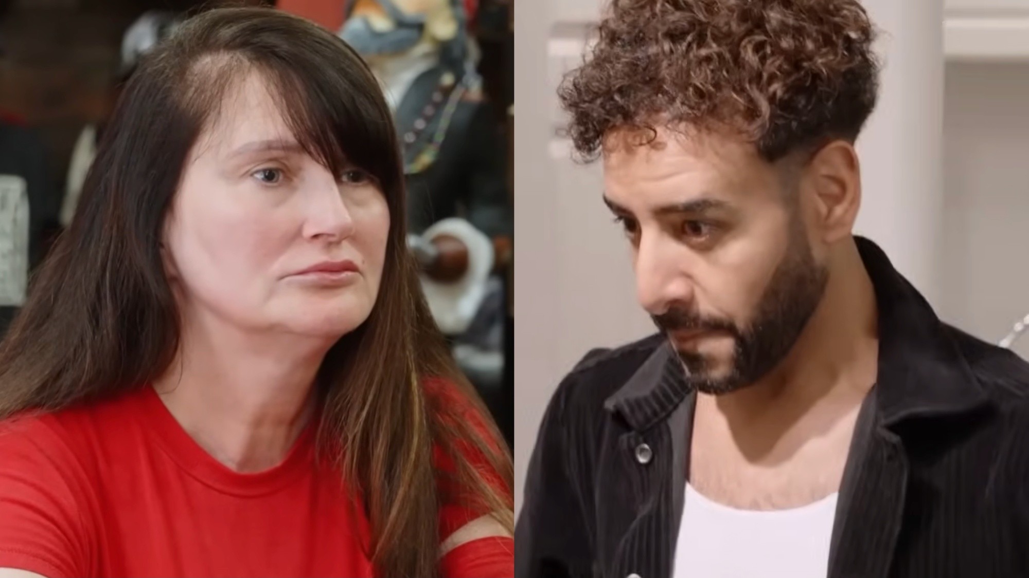 Debby and Mido split image on 90 Day Fianc&eacute;
