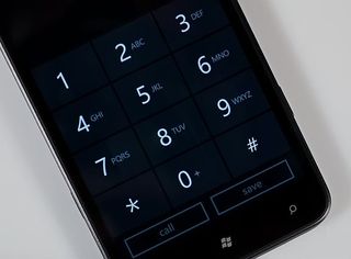 AT&T HTC Titan Dialing Pad