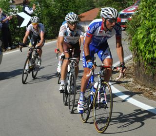 Jerome Pineau heads breakaway, Giro d